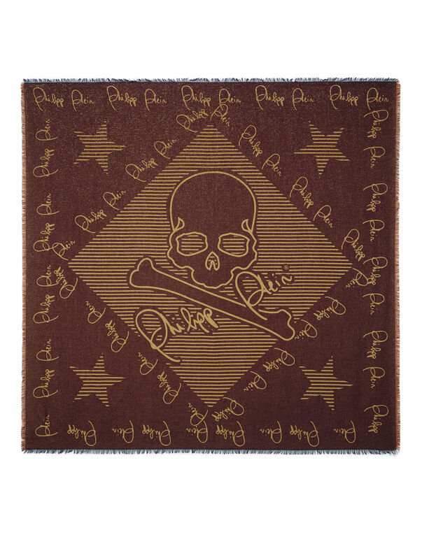 Square Scarf "Skull and Stars"