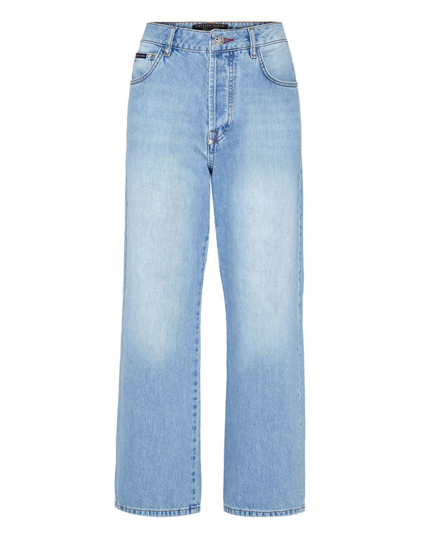 Denim Trousers Loose Fit Iconic Plein