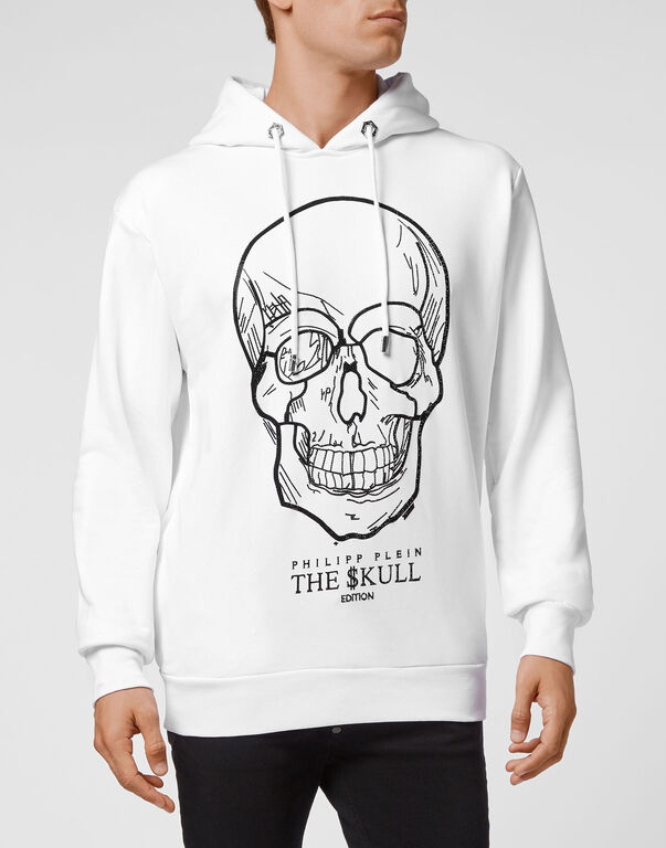 Hoodie sweatshirt stones Skull