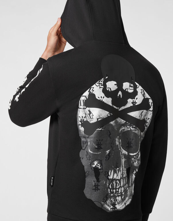 Hoodie Sweatjacket print Skull