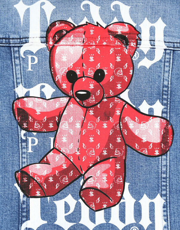Denim Jacket Teddy Bear