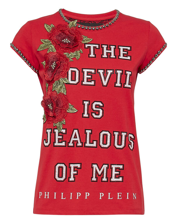 T-shirt Round Neck SS "Devil is jealous"