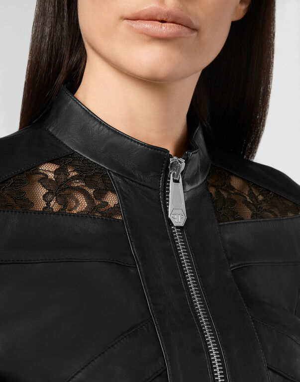 Leather Jacket Lace