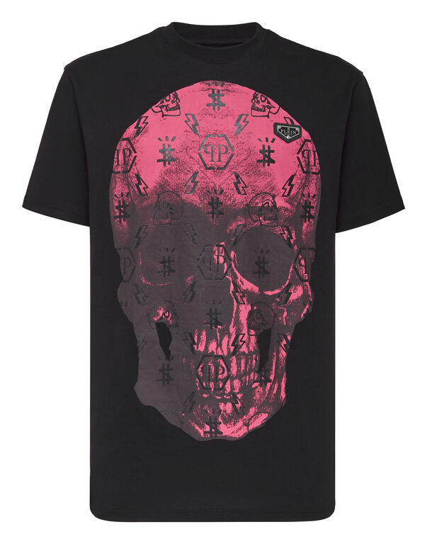 T-shirt Round Neck SS print Skull