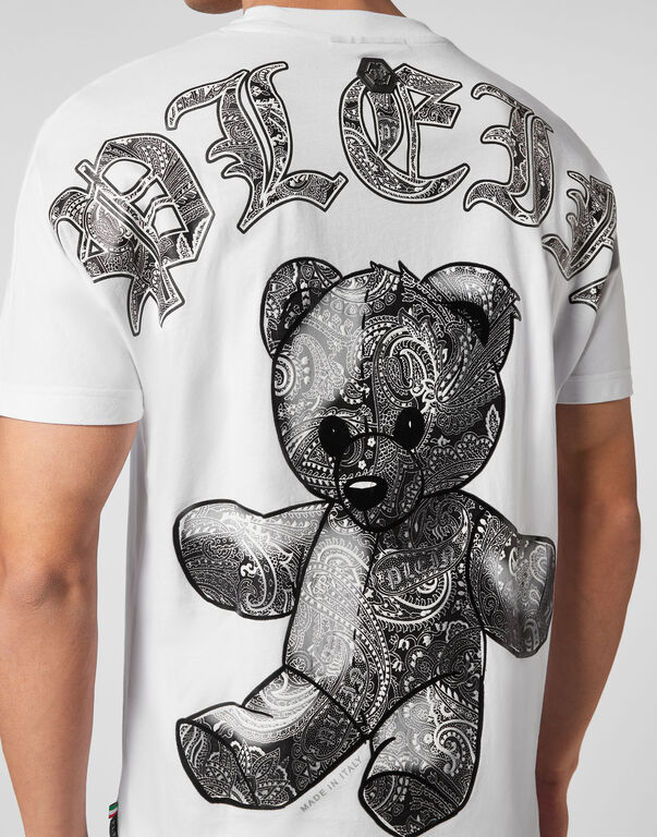 T-shirt Round Neck SS Paisley Teddy Bear