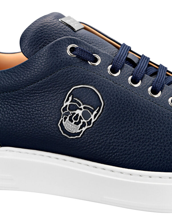 Leather Lo-Top Sneakers The $kull TM