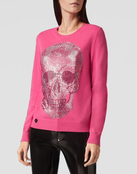 Pullover Round Neck LS Pink paradise