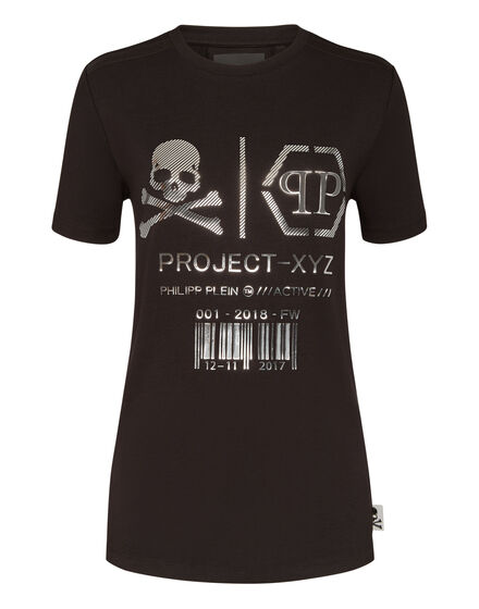 T-shirt Round Neck SS XYZ Skull and Plein