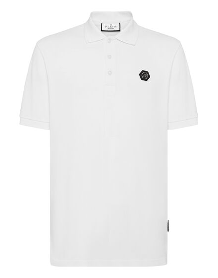 Slim Fit Polo shirt SS Skull with Crystals