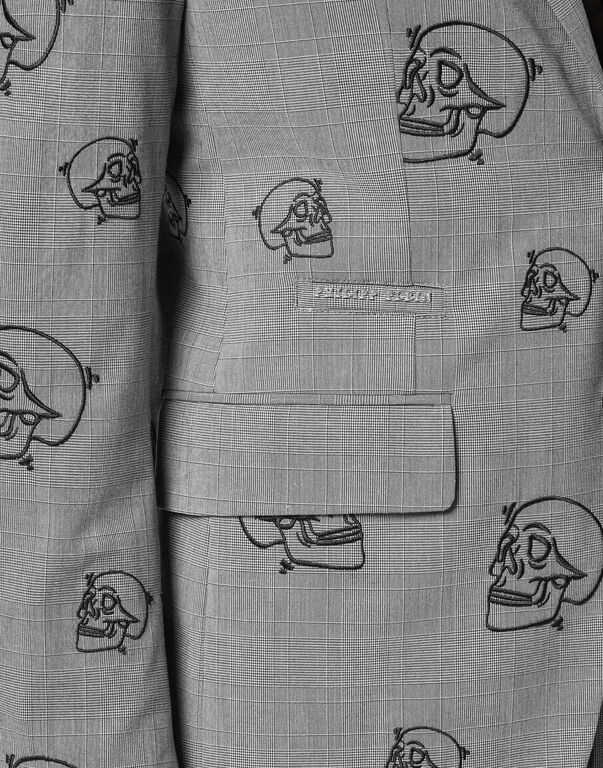 Suit 2 pcs Regular Embroidery Skull