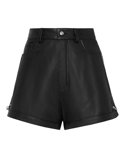 Leather Shorts Pants Pins