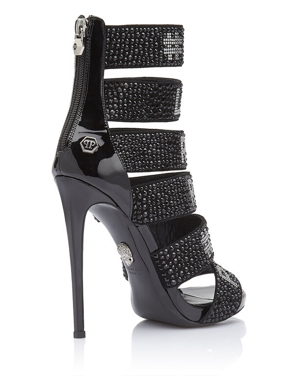 Sandals High Heels "Loves rock and roll"