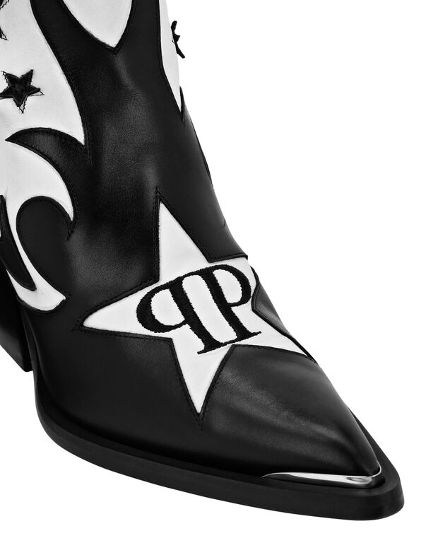 RODEO  INTARSIA  ANKLE BOOTS