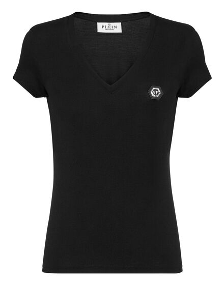 T-shirt V-Neck Sexy Pure Fit Hexagon