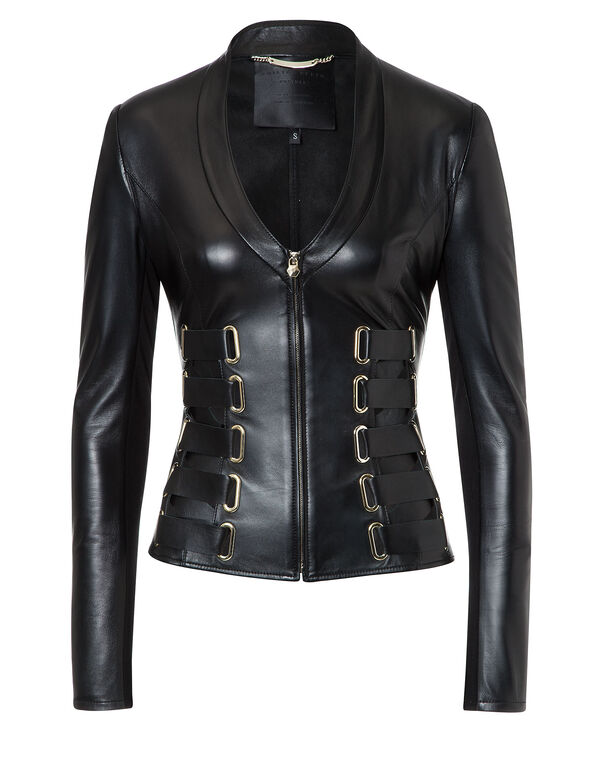 Leather Jacket "Kyanite"