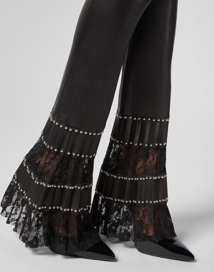 Leather Flares Lace