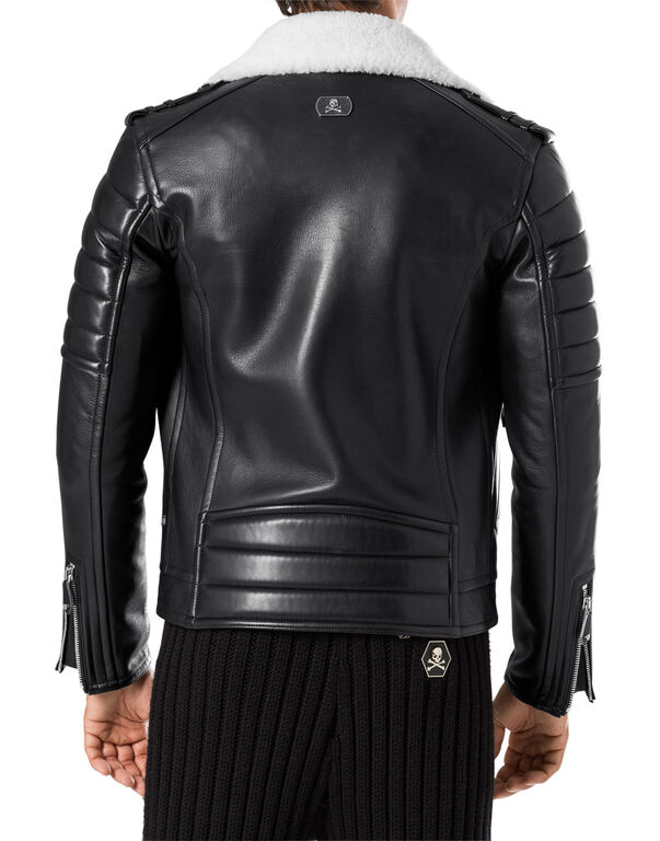 leather jacket "old taste"