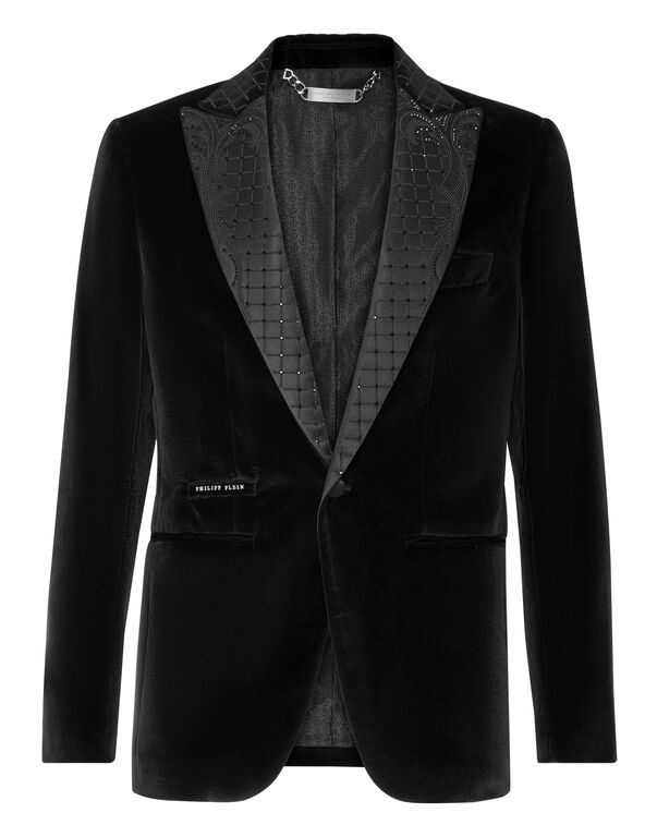 Velvet Blazer Lord Fit with Crystals