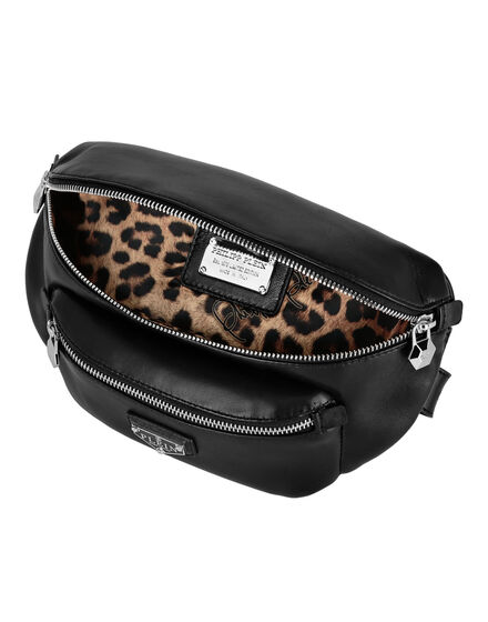 Leather Fanny Pack Crystal