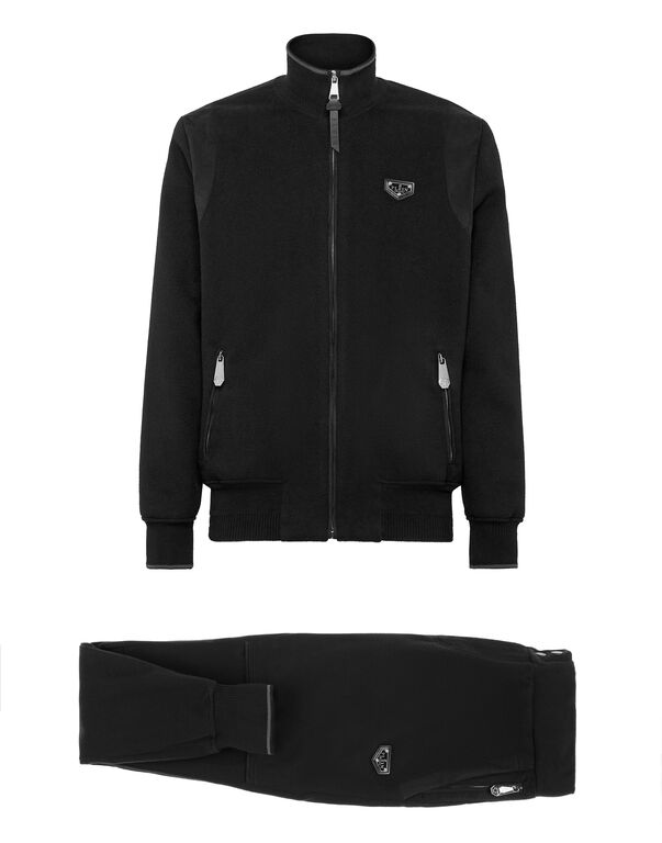Cashmere 10 Jacket/Trousers suede insert Iconic Plein