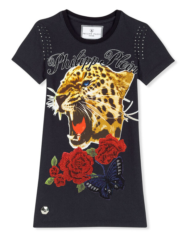 T-shirt Round Neck SS "Crystel tiger"