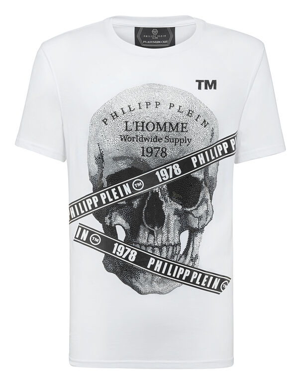 T-shirt Platinum Cut Round Neck Philipp Plein TM