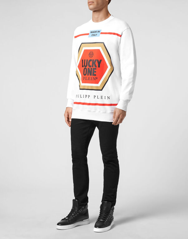 Sweatshirt LS print Lucky One