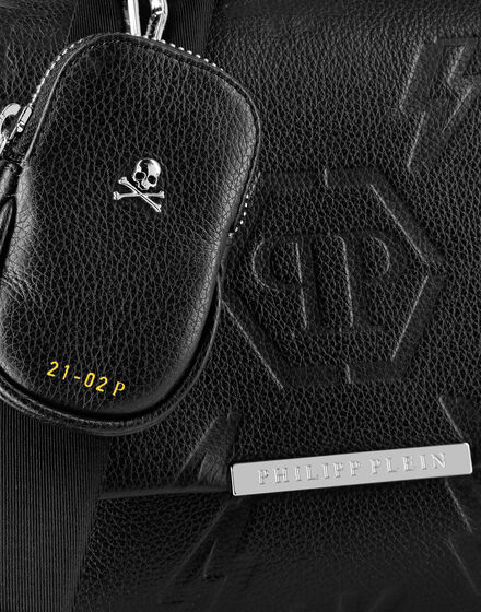 Leather maxi Shoulder Bag Monogram