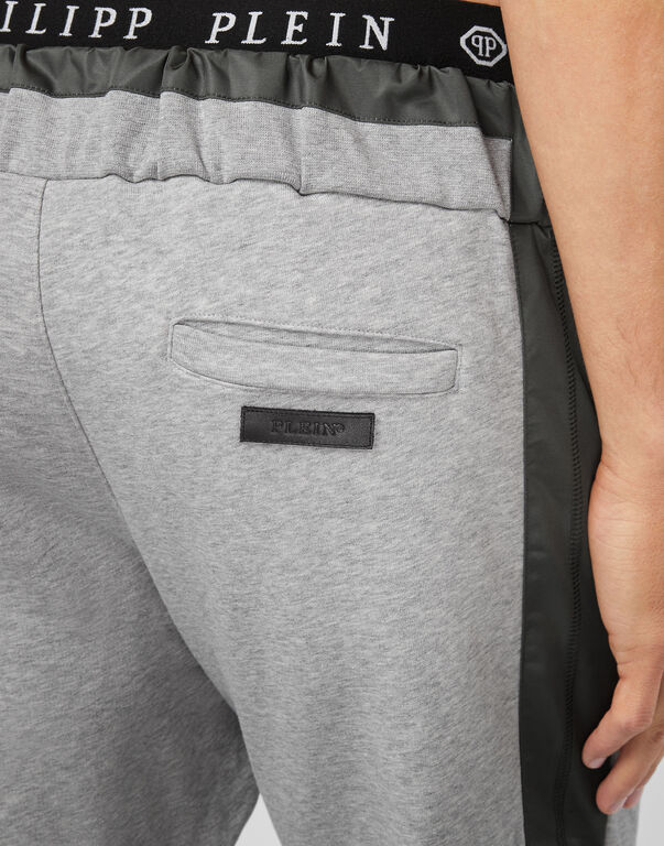 Jogging Trousers Nylon detail Iconic Plein