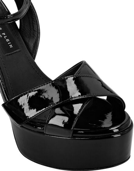 Patent leather Sandals High Heels Iconic Plein