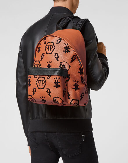 Leather Backpack Monogram