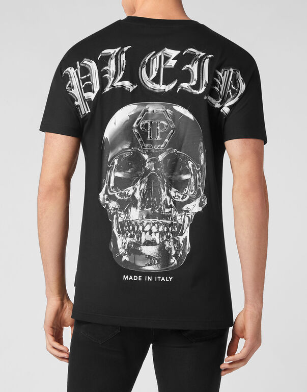 T-shirt Round Neck SS Glass Skull