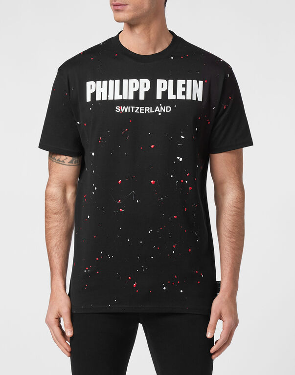 T-shirt Round Neck SS Hand Painted  Philipp Plein TM