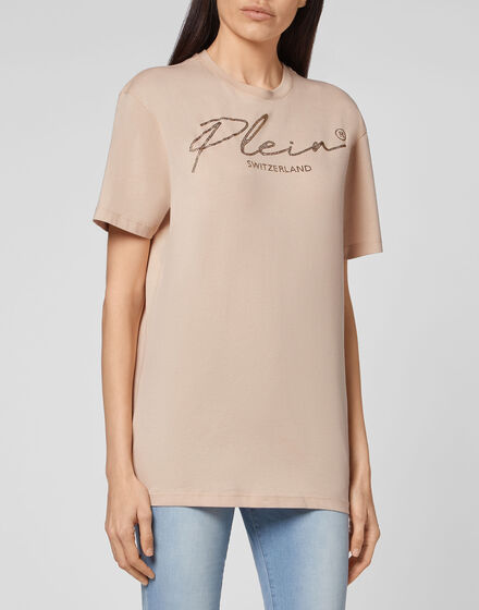 T-shirt Round Neck SS Crystal Signature