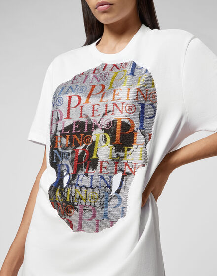 T-shirt Dress Multicolor Skull