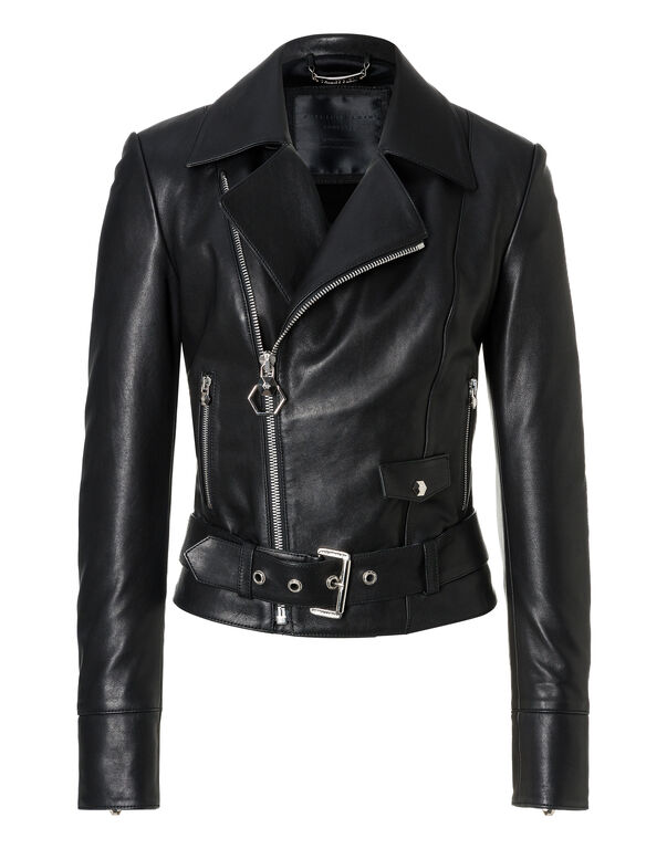 Leather Biker "If I can"