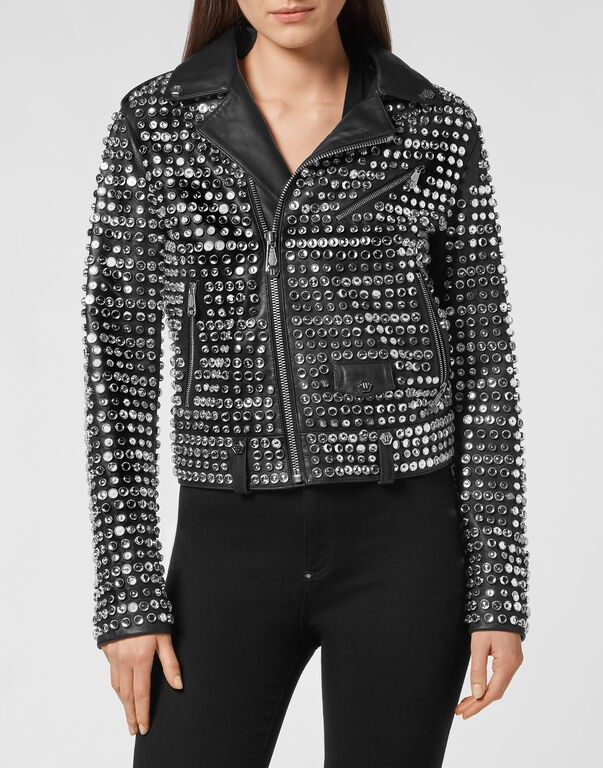 LIMITED  EDITION  CRYSTAL  BIKER with Crystals