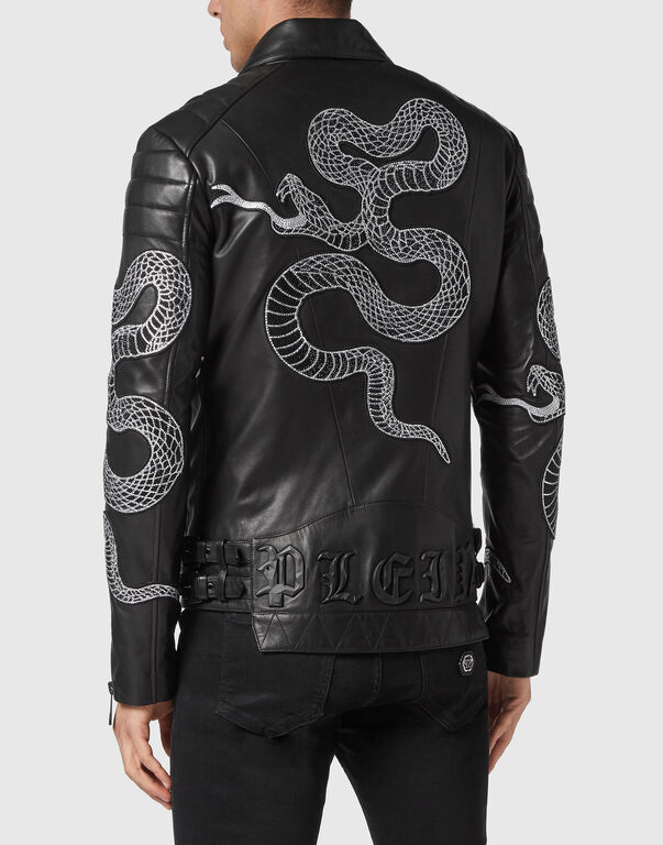 Leather Biker Snake