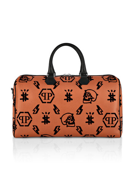 Leather Medium Travel Bag Monogram