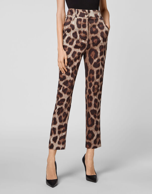 Cady Long Trousers Leopard