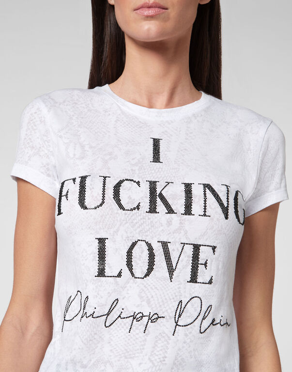 T-shirt Sexy Pure Philipp Plein TM with Crystals