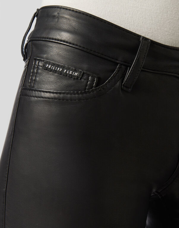 Leather Slim Trousers Original
