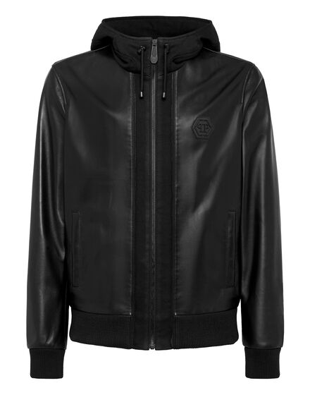 Soft Leather Jacket Slim Fit Iconic Plein