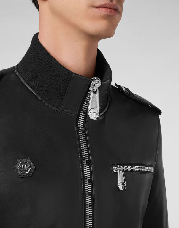 Leather Jacket Iconic Plein