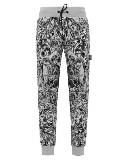 Knit Jogging Trousers Jacquard New Baroque