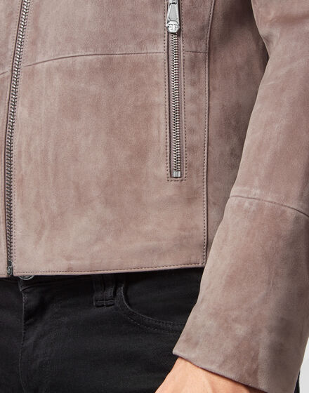 Suede Padded Jacket