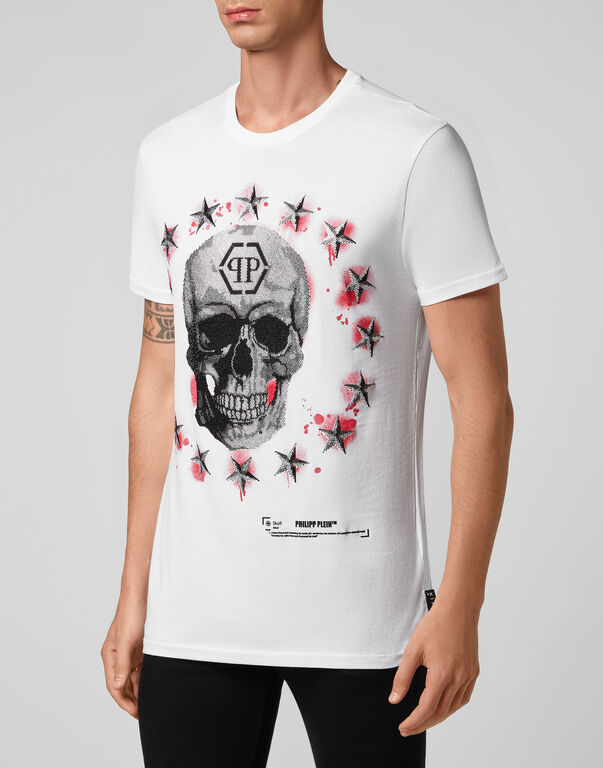 T-shirt Round Neck SS Stars and skull