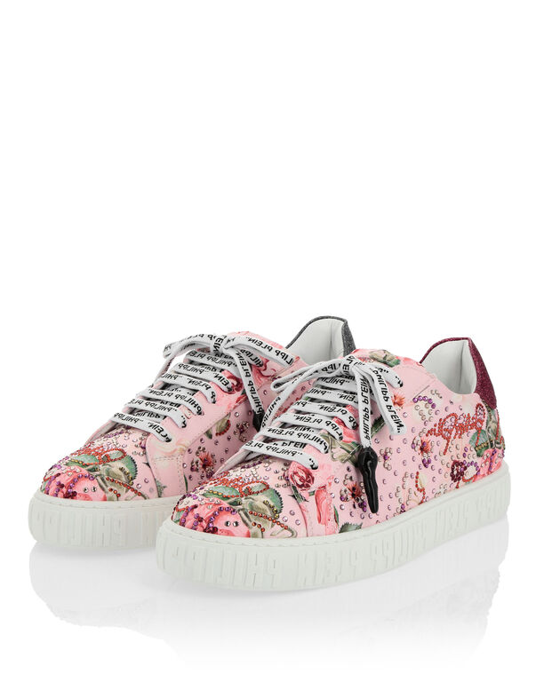 Lo-Top Sneakers Flowers
