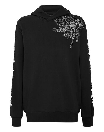 Hoodie sweatshirt Embroidery Gothic Plein