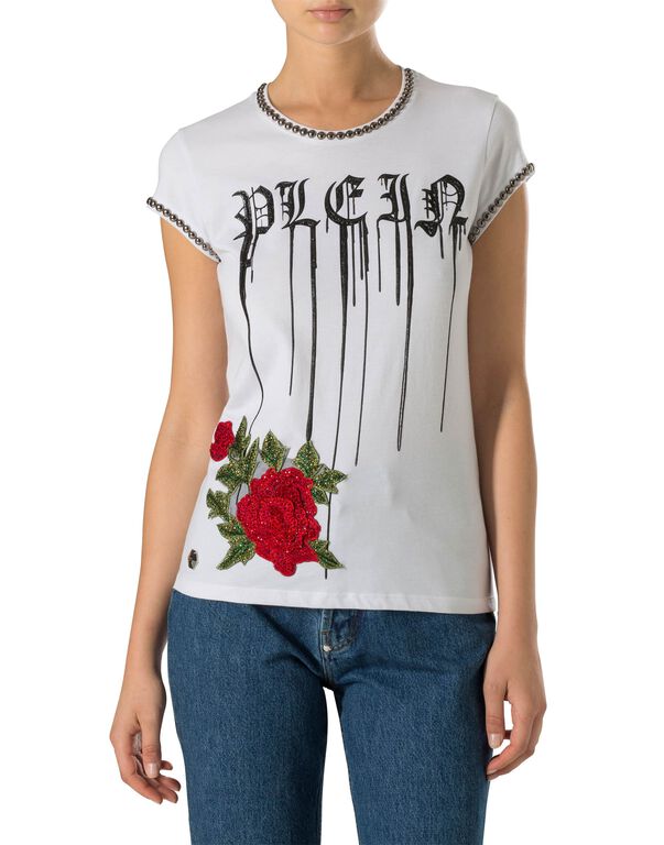 T-shirt Round Neck SS "Shiny rose"